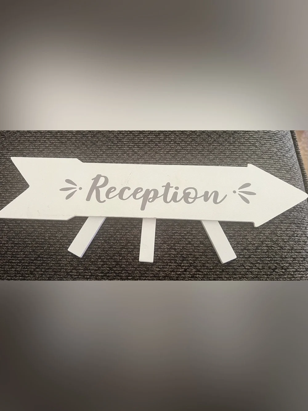 Wedding Directional Signs - Reception, Ceremony, Gifts.